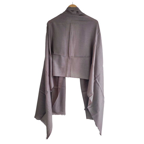 Earthy Elegance Embroidered Wool Stole | ISMSW03 | Artisan Winter Wrap