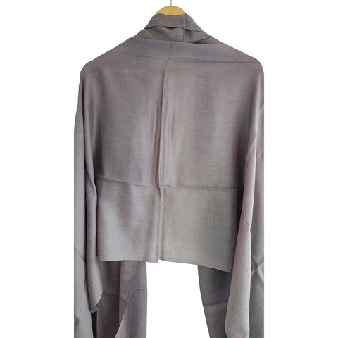 Earthy Elegance Embroidered Wool Stole | ISMSW03 | Artisan Winter Wrap