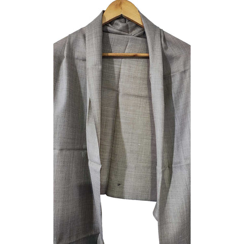 Earthy Elegance Embroidered Wool Stole | ISMSW07 | Artisan Winter Wrap