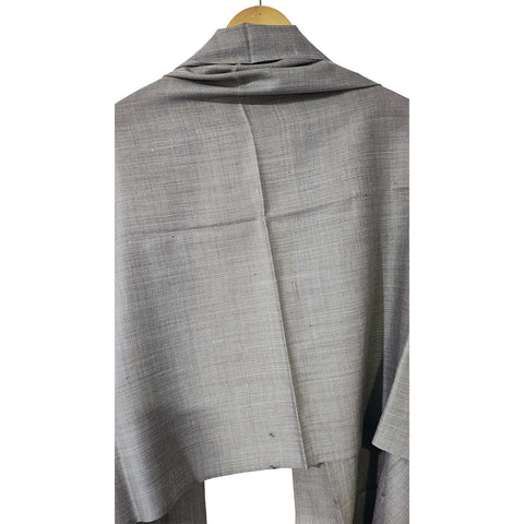 Earthy Elegance Embroidered Wool Stole | ISMSW07 | Artisan Winter Wrap