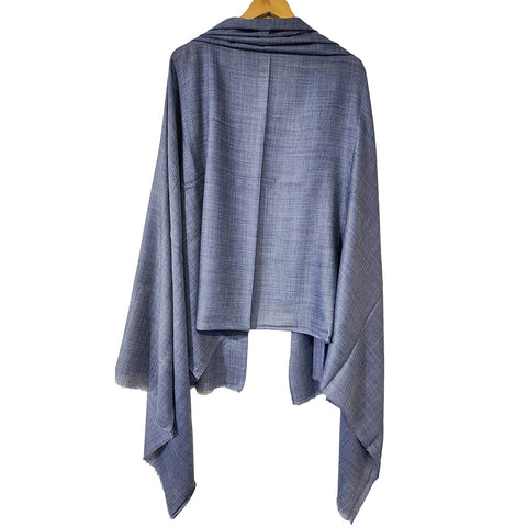Earthy Elegance Embroidered Wool Stole | ISMSW10 | Artisan Winter Wrap
