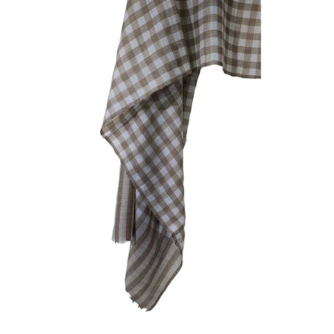 Earthy Elegance Embroidered Wool Stole | ISMSW11 | Artisan Winter Wrap