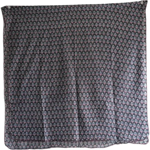 Traditional Ajrakh Print Cotton Stole, Colour 6, Mandala Pattern with Tassels