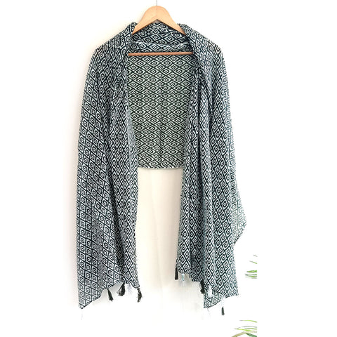 Lightweight Breathable Pure Cotton Stole Scarf for Summer, Size2,25 Mtr