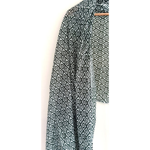 Lightweight Breathable Pure Cotton Stole Scarf for Summer, Size2,25 Mtr