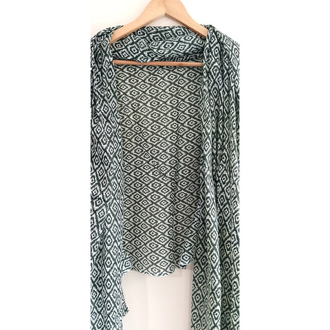 Lightweight Breathable Pure Cotton Stole Scarf for Summer, Size2,25 Mtr