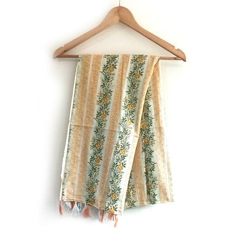 Lightweight Breathable Pure Cotton Stole Scarf for Summer, Size2,25 Mtr