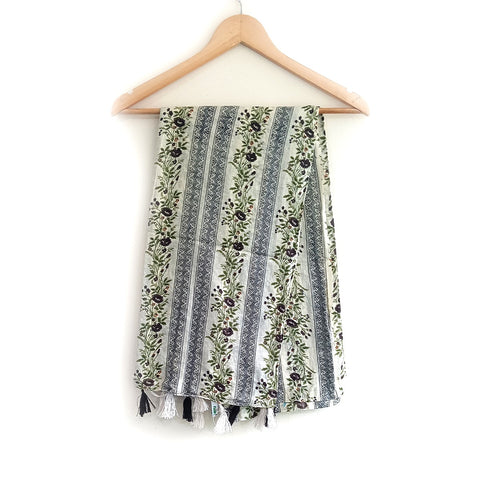 Lightweight Breathable Pure Cotton Stole Scarf for Summer, Size2,25 Mtr