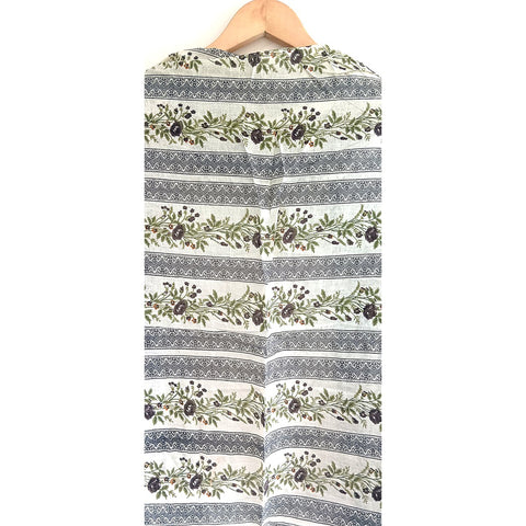 Lightweight Breathable Pure Cotton Stole Scarf for Summer, Size2,25 Mtr