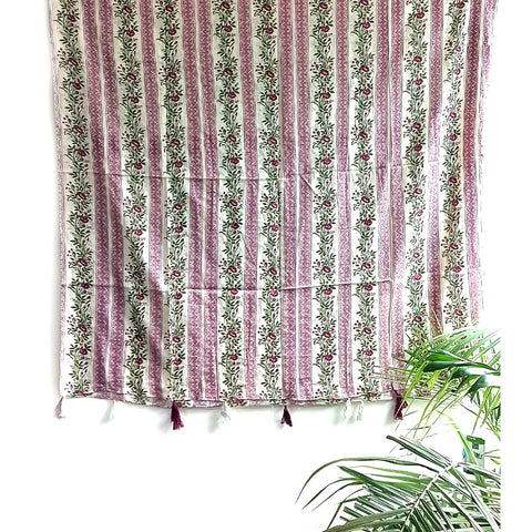 Lightweight Breathable Pure Cotton Stole Scarf for Summer, Size2,25 Mtr