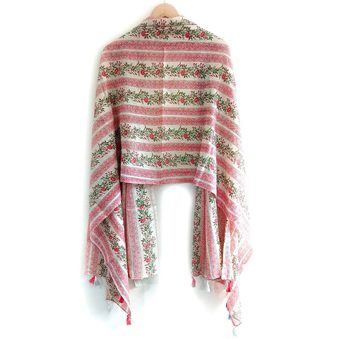 Lightweight Breathable Pure Cotton Stole Scarf for Summer, Size2,25 Mtr