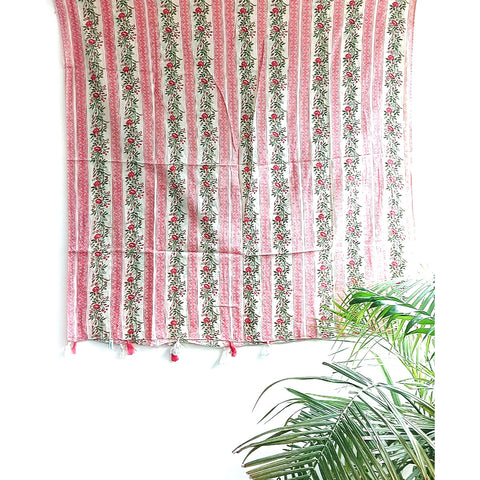 Lightweight Breathable Pure Cotton Stole Scarf for Summer, Size2,25 Mtr