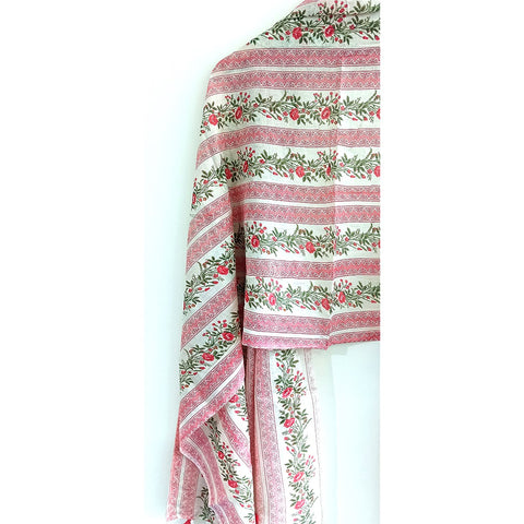 Lightweight Breathable Pure Cotton Stole Scarf for Summer, Size2,25 Mtr