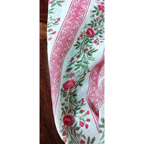 Lightweight Breathable Pure Cotton Stole Scarf for Summer, Size2,25 Mtr