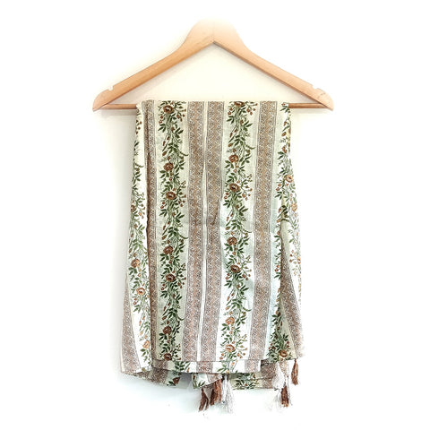 Lightweight Breathable Pure Cotton Stole Scarf for Summer, Size2,25 Mtr