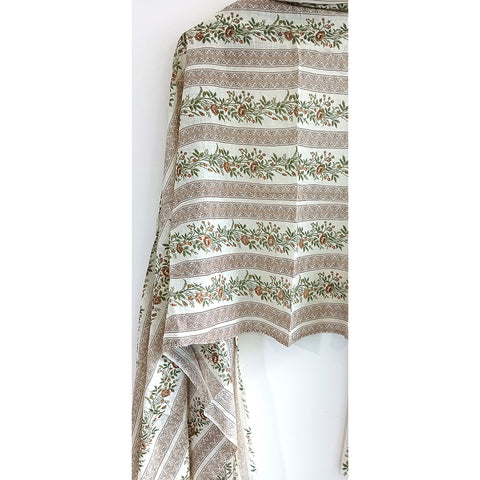 Lightweight Breathable Pure Cotton Stole Scarf for Summer, Size2,25 Mtr