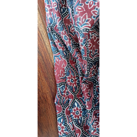 Lightweight Breathable Pure Cotton Stole Scarf for Summer, Size2,25 Mtr