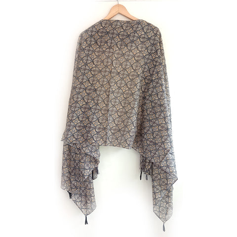 Lightweight Breathable Pure Cotton Stole Scarf for Summer, Size2,25 Mtr