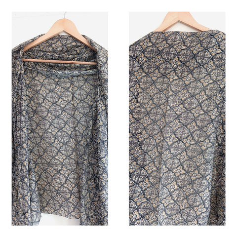 Lightweight Breathable Pure Cotton Stole Scarf for Summer, Size2,25 Mtr