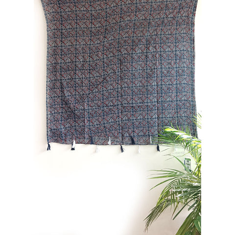 Lightweight Breathable Pure Cotton Stole Scarf for Summer, Size2,25 Mtr