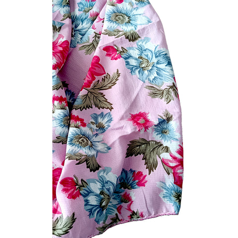India Scarves Women's Designer  floral Design Scarf - All Seasons, Stylish & Comfortable Size L 170 Cm X W 70 Cm