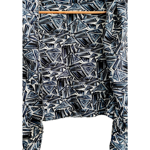 India Scarves Women's Designer Black Design Scarf - All Seasons, Stylish & Comfortable Size L 170 Cm X W 70 Cm