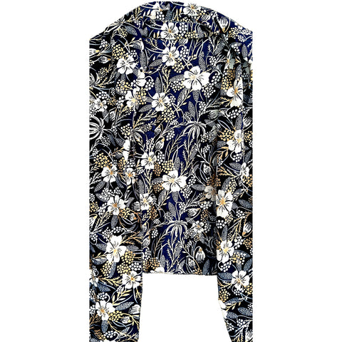 India Scarves Women's Designer Dark Blue colour  Scarf - All Seasons, Stylish & Comfortable Size L 170 Cm X W 70 Cm