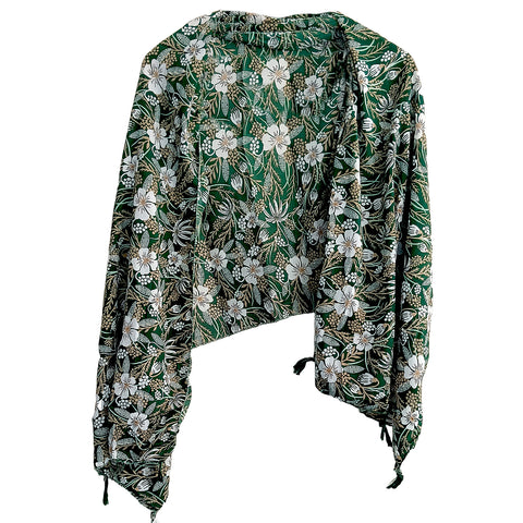 India Scarves Women's Designer Dark Green colour  Scarf - All Seasons, Stylish & Comfortable Size L 170 Cm X W 70 Cm
