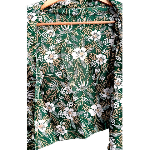 India Scarves Women's Designer Dark Green colour  Scarf - All Seasons, Stylish & Comfortable Size L 170 Cm X W 70 Cm