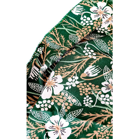 India Scarves Women's Designer Dark Green colour  Scarf - All Seasons, Stylish & Comfortable Size L 170 Cm X W 70 Cm