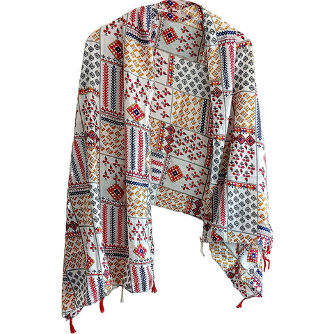 India Scarves Women's Designer  Scarf - All Seasons, Stylish & Comfortable Size L 170 Cm X W 70 Cm