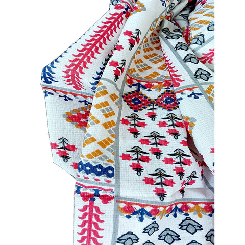 India Scarves Women's Designer  Scarf - All Seasons, Stylish & Comfortable Size L 170 Cm X W 70 Cm