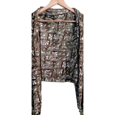 India Scarves Women's Brown colour Designer  Scarf - All Seasons, Stylish & Comfortable Size L 170 Cm X W 70 Cm