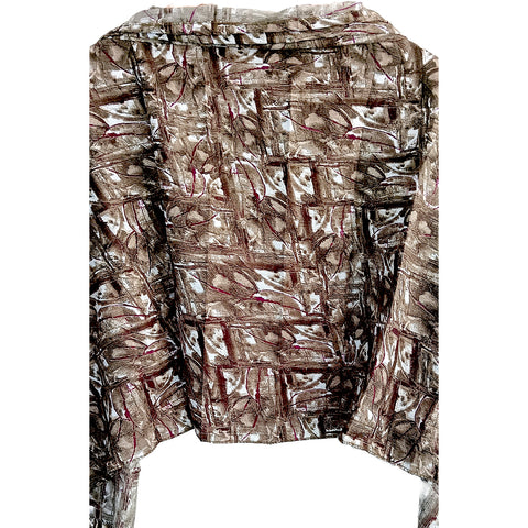 India Scarves Women's Brown colour Designer  Scarf - All Seasons, Stylish & Comfortable Size L 170 Cm X W 70 Cm