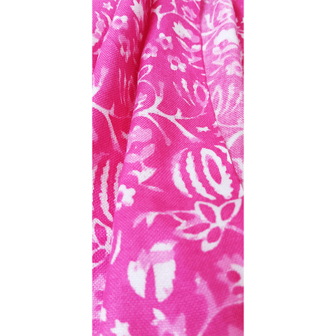 India Scarves Women's Viscose Geoi Design Red,Green,white and green colour Fragrance Stole, 75 Cm x 185 Cm, With Free Hanger