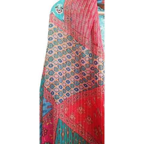 Crushed Georget Digital Printed Dupatta