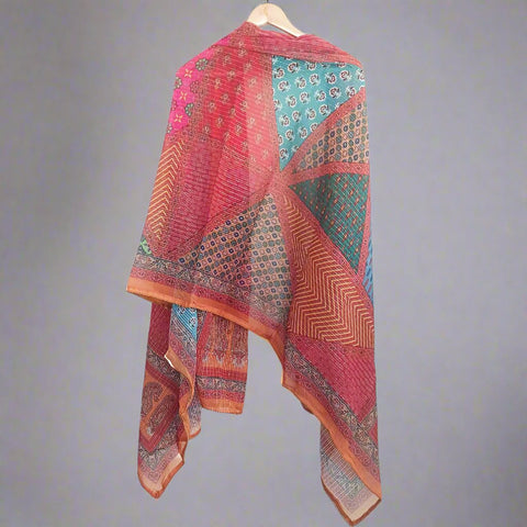 Crushed Georget Digital Printed Dupatta