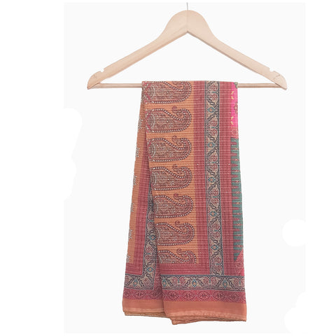 Crushed Georget Digital Printed Dupatta