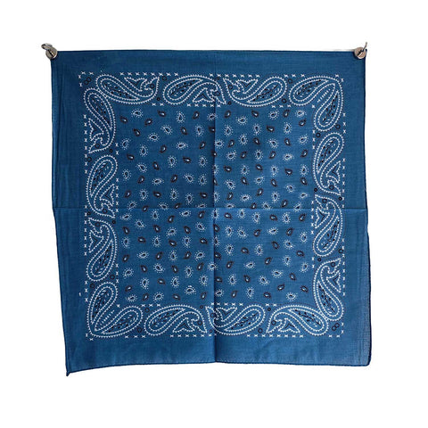 Premium Paisley Print Bandana – Multipurpose 50 x 50 cm Square Scarf