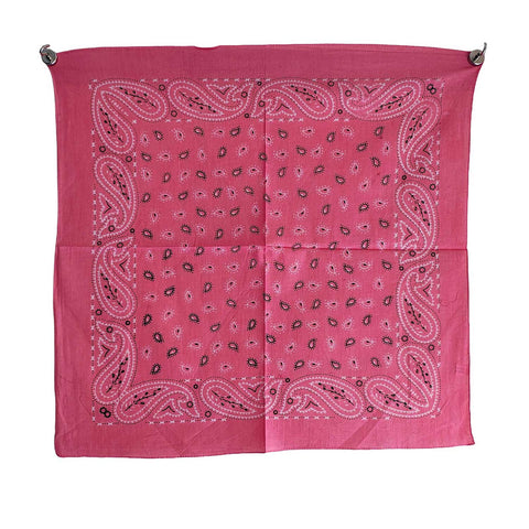 Premium Paisley Print Bandana – Multipurpose 50 x 50 cm Square Scarf