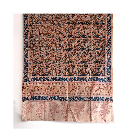 Indian Scarves Women's Kalamkari cotton stole Size W 120 Cm X L 185 Cm