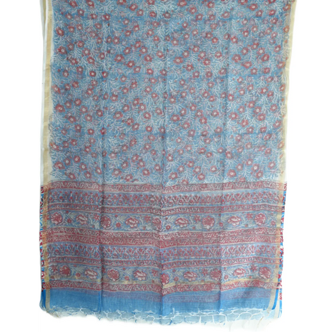 ISYVSK-B-01 Kota Doria Dupatta detail view