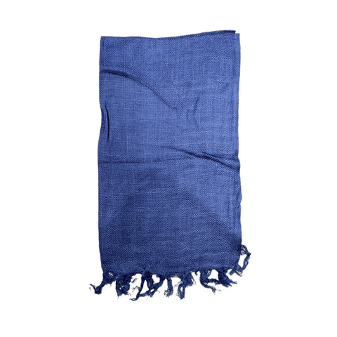Indigo Blue colour Plain Rayon Scarf