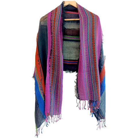 Multi color Woolen Stole