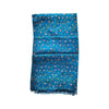 Women's Pure Silk Indigo Bunting Blue Colour Scarf Size 50X180 Cm