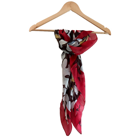 Square shape Silk Hair Scarves Pink Wraps Headscarf 100X100
