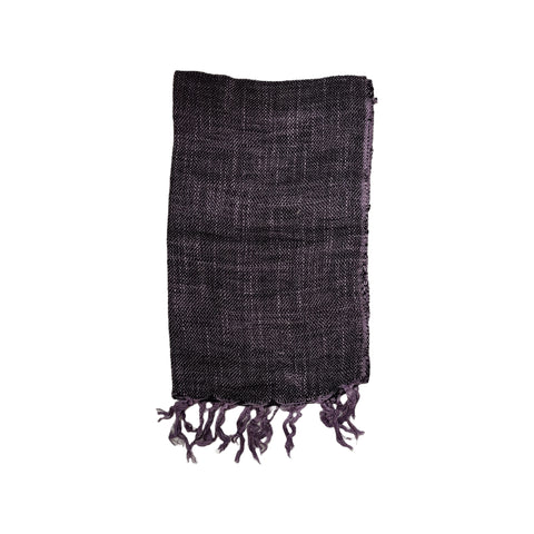 Black Plum colour Plain Rayon Scarf