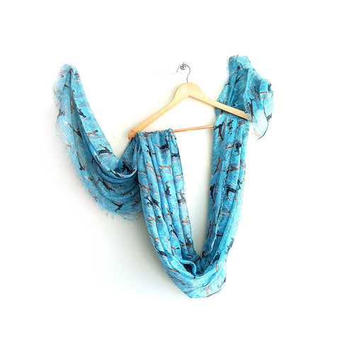 DePoly Cotton Blue Pareo