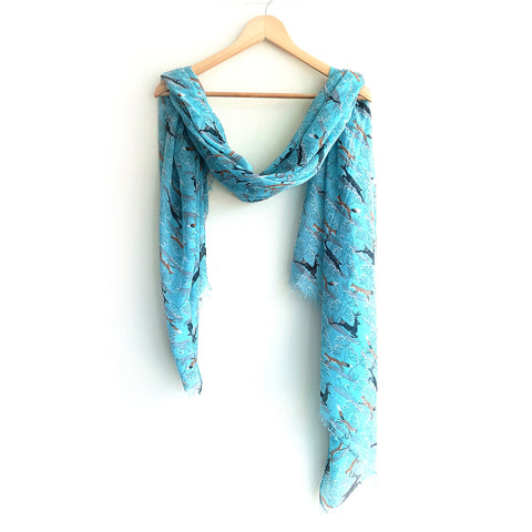 DePoly Cotton Blue Pareo