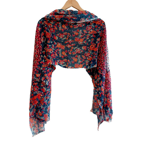 Floral Viscose Elegant Scarf, Stole